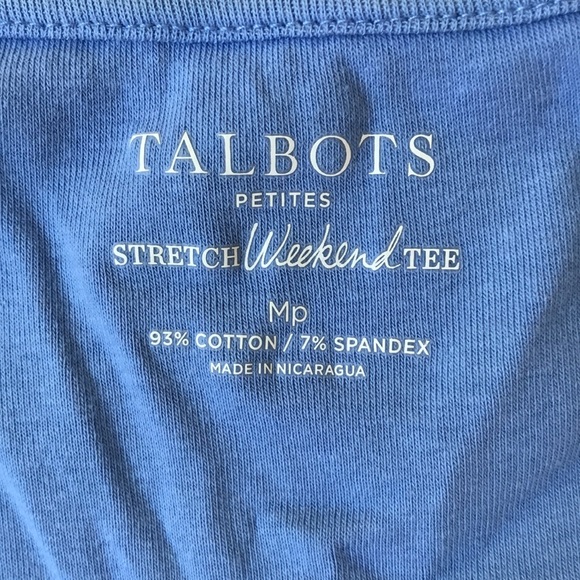 Talbots periwinkle M stretch t - Picture 2 of 6
